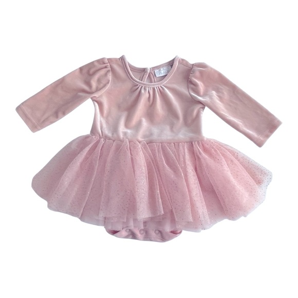 092 The Children's Place Pink Tulle Dress with Vest - Picture 3 of 9